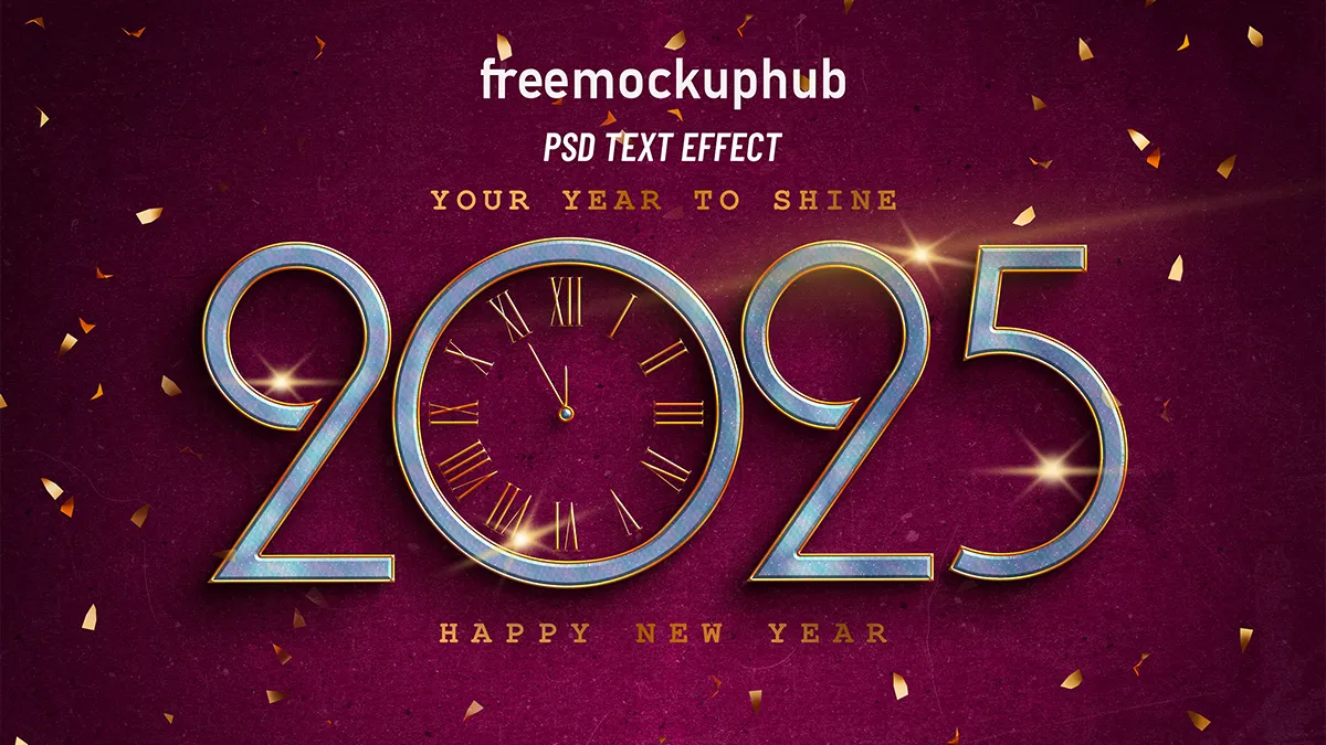 2025NewYearTextEffectConcept