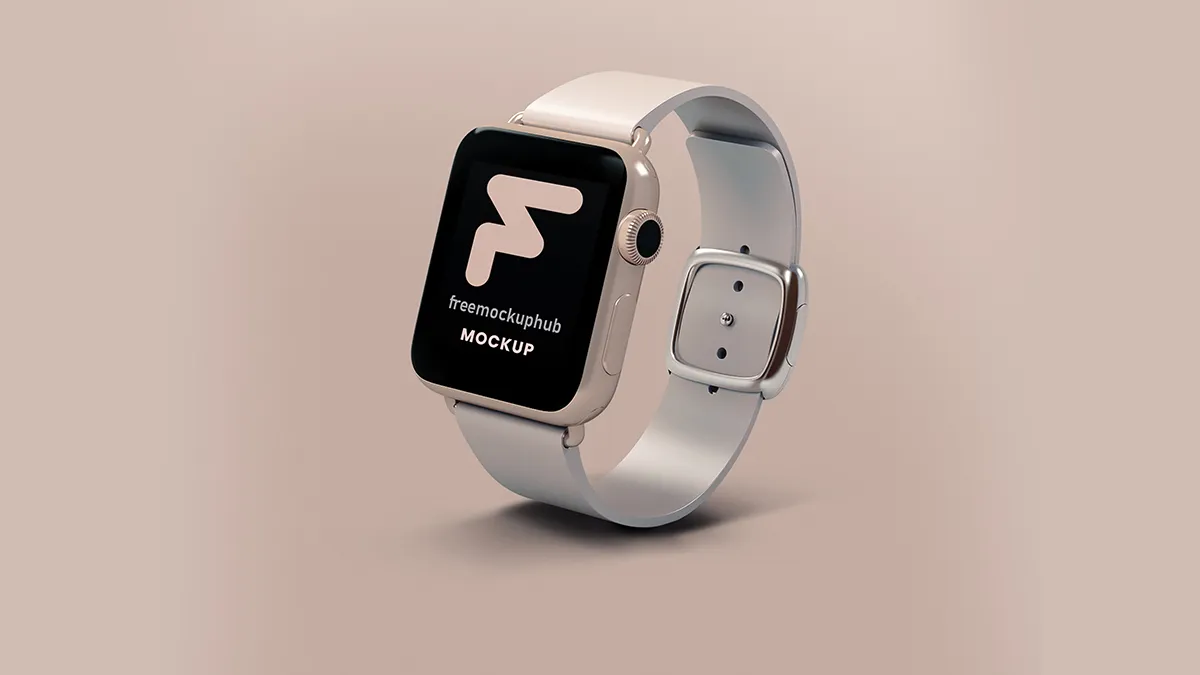 AppleWatchMockupsFreewithHighQualityDetailandColors