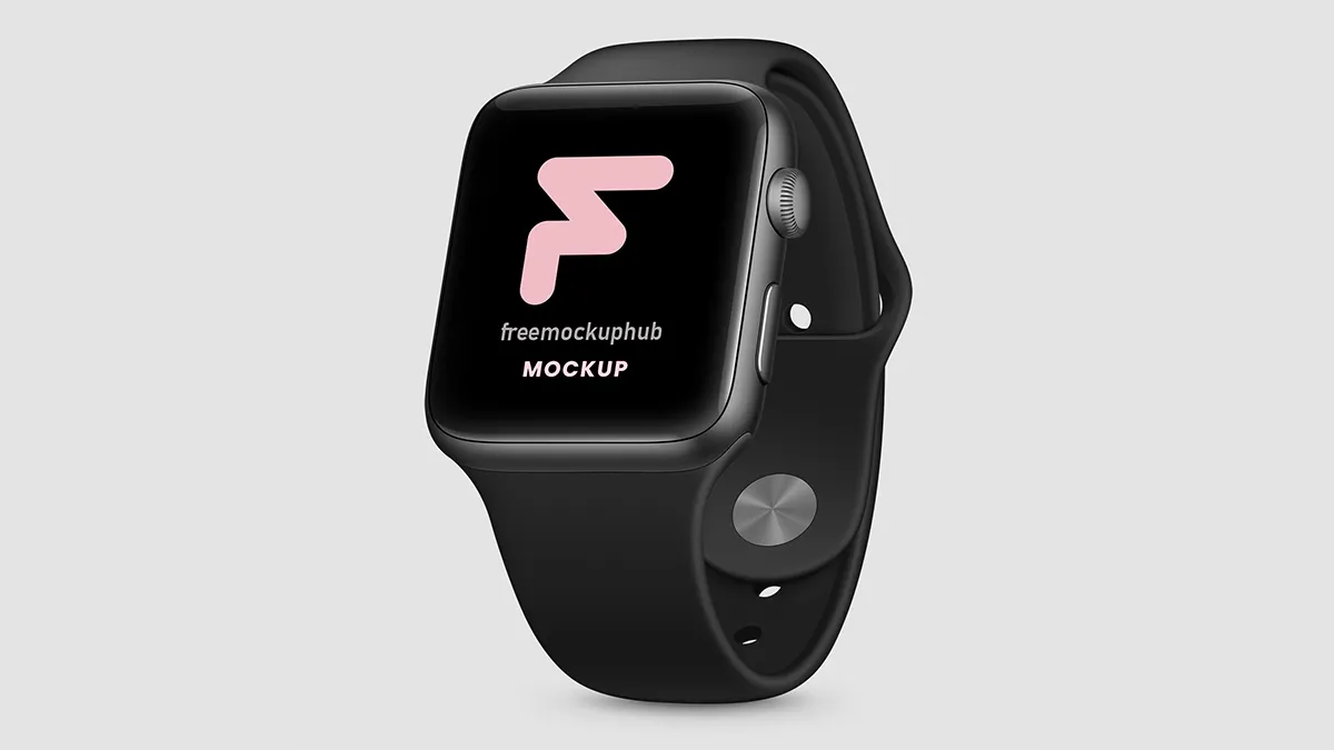 AppleWatchSpaceThemeMockupwithCustomizableDisplay