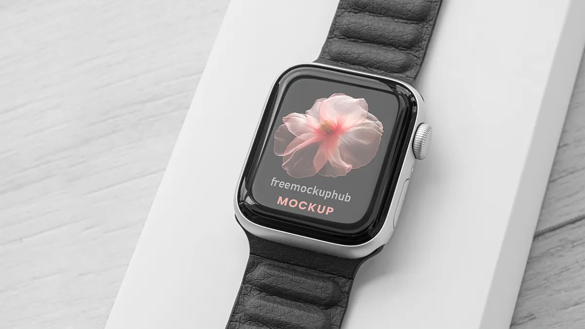 AppleWatchwithModernBandMockup