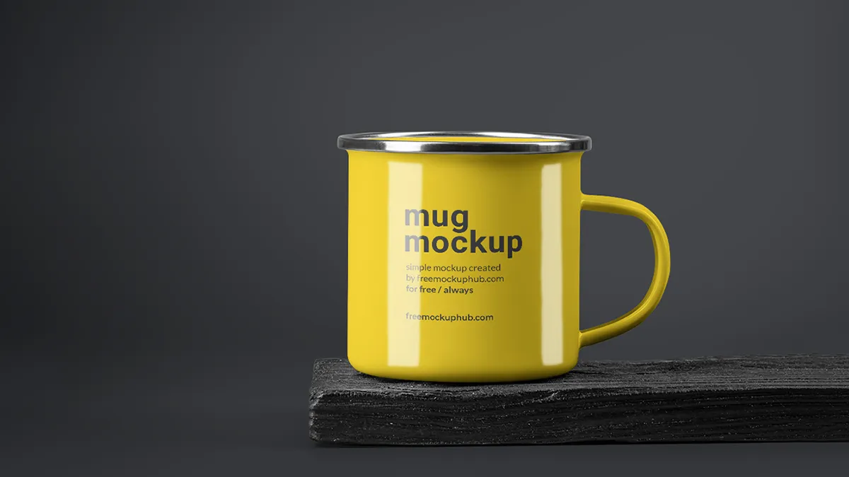 Clean Mug Mockup Free Template for Custom Branding