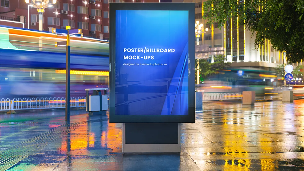 EditablePosterBillboardMockup