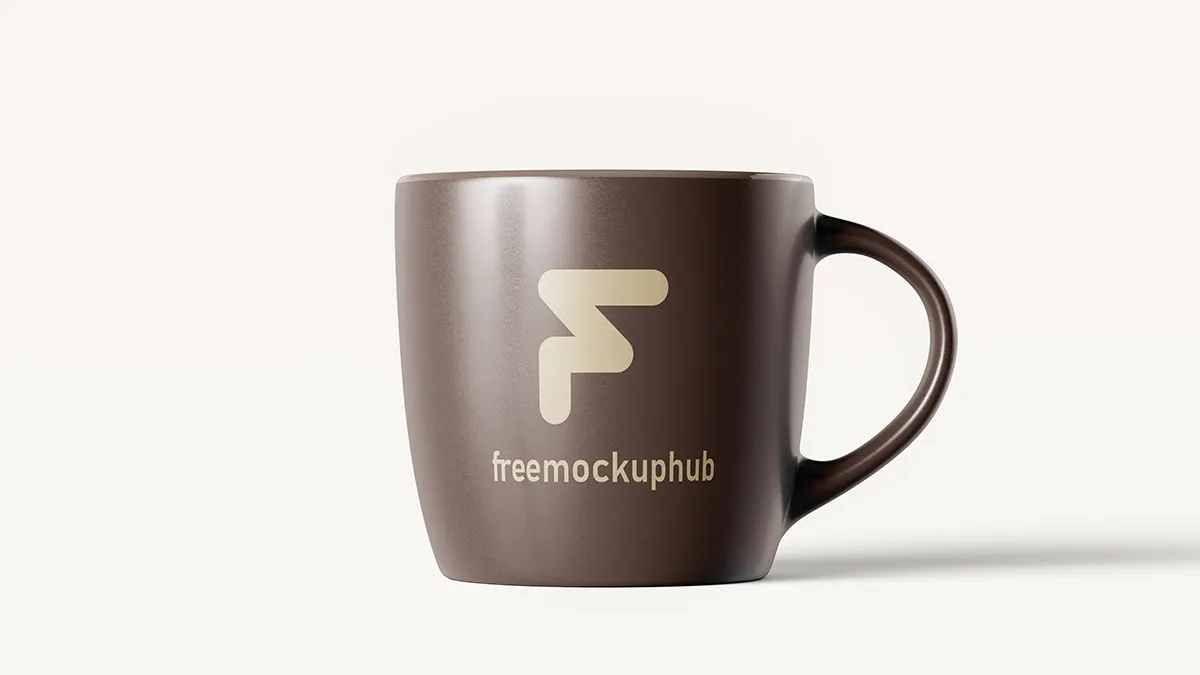 Elegant Espresso Mug Mockup Free Template for Designers