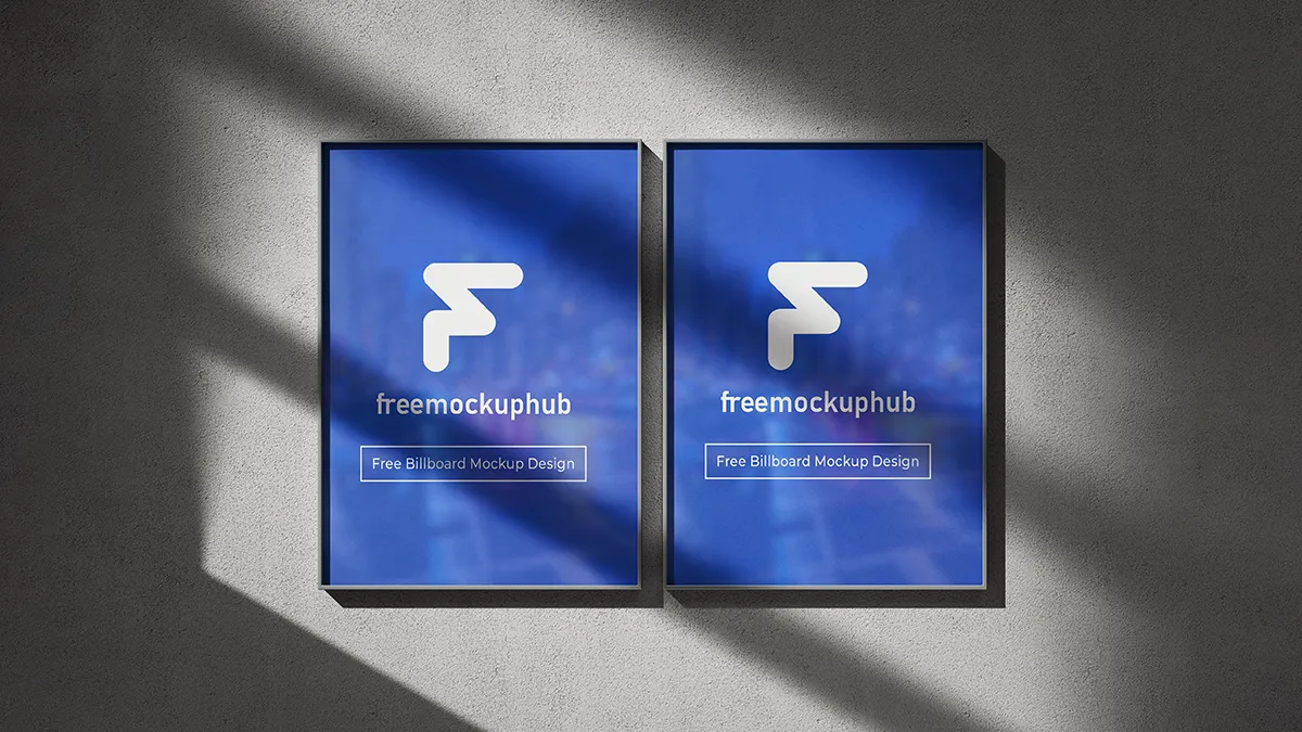 FramedArtworkOnWallMockup