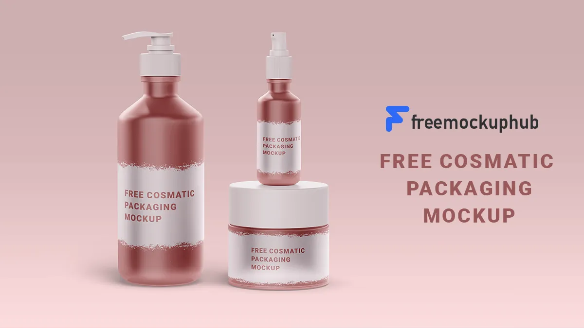 FreeBeautyPackagingPSDMockup