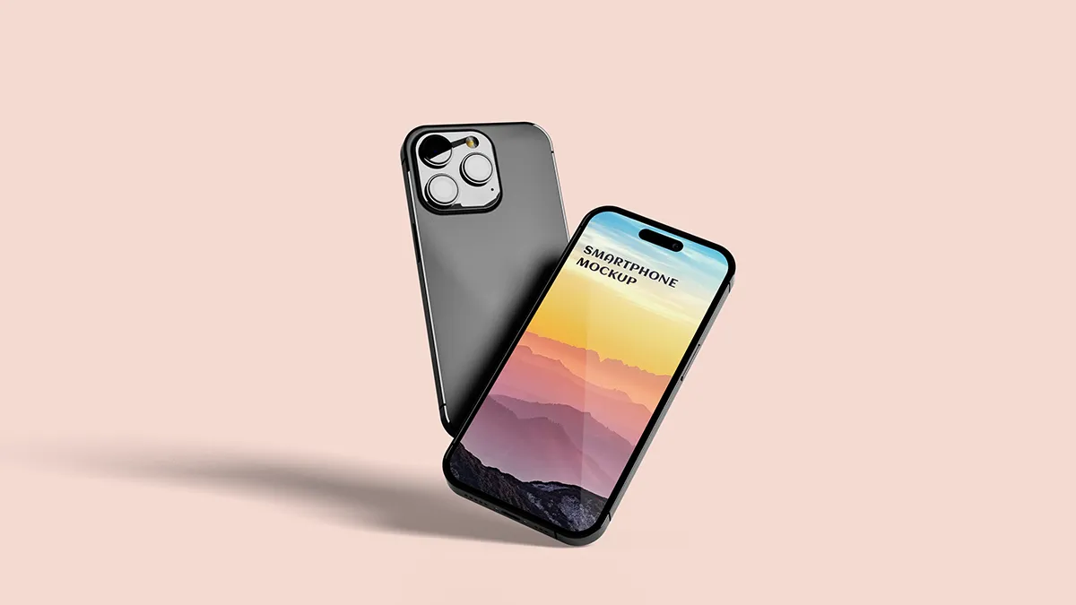 FreeColorfulSmartphoneMockup