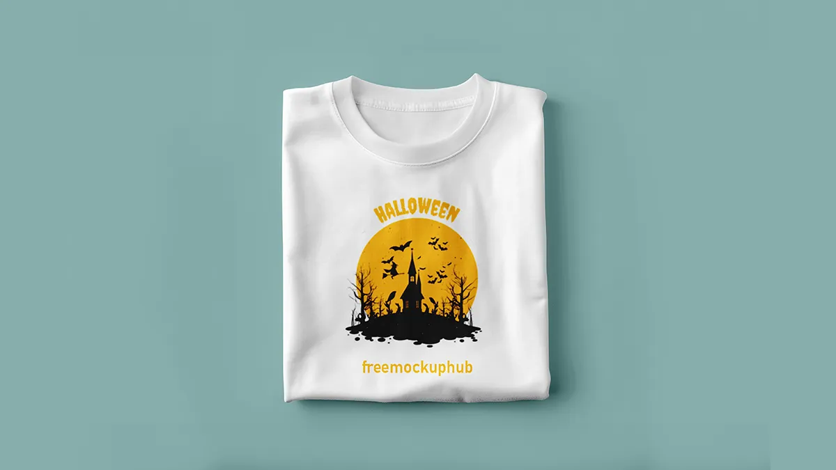 FreeFoldedTShirtMockup