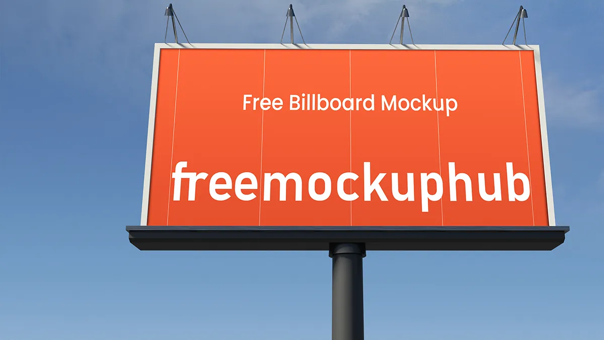 FreeFrontBillboardMockup