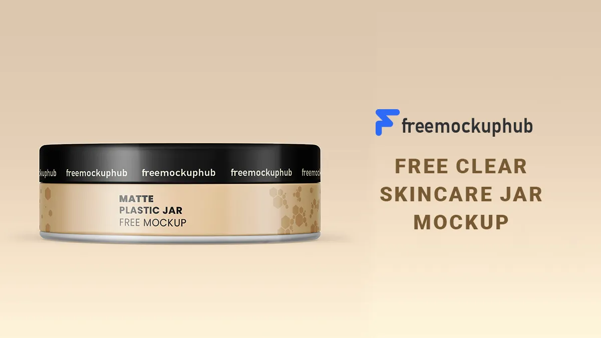 FreeGlassCosmeticJarMockup