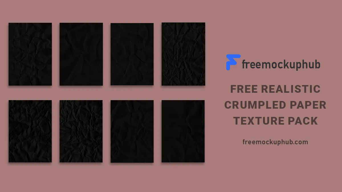 FreeRealisticCrumpledPaperTexturePack