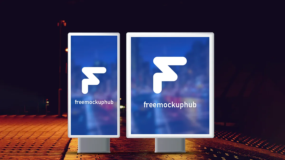 FreeRoadSideBannerMockup