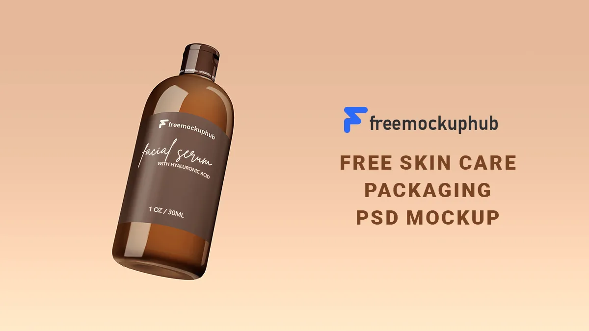 FreeSkincareBottlePSDMockup