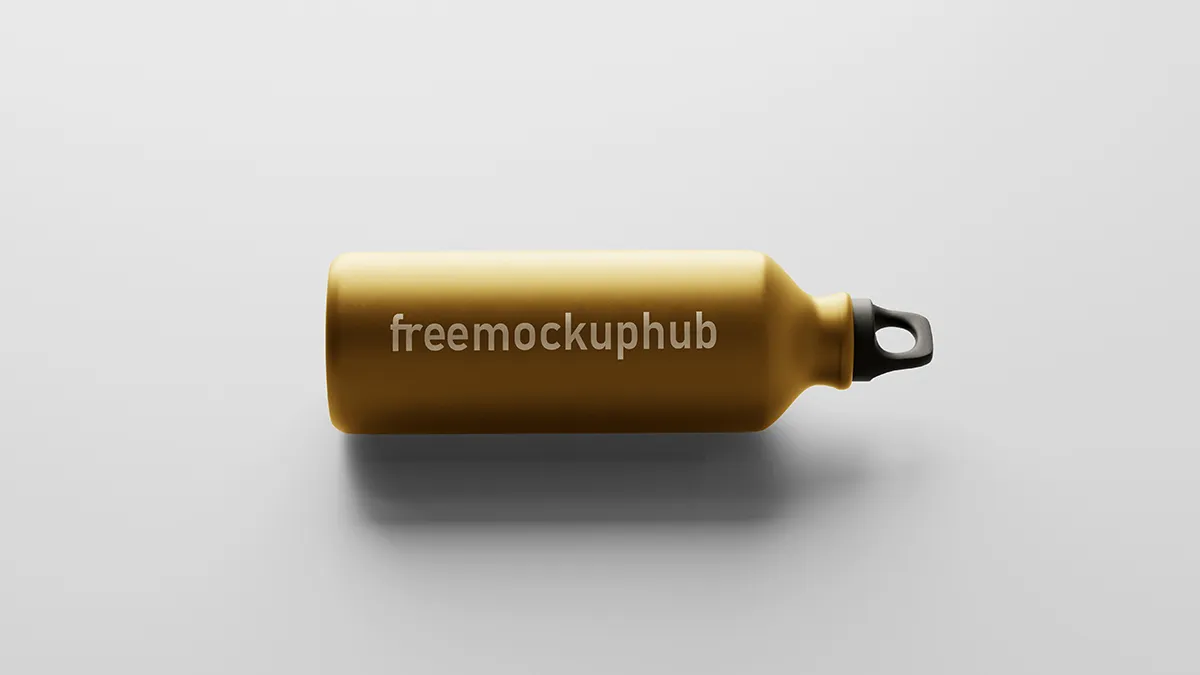 Free Active Lifestyle Bottle Mockup