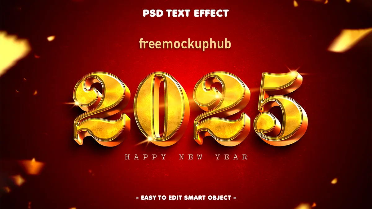 HappyNewYearTextEffect2025