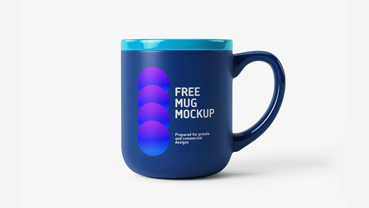 High-Quality Mug Mockup Free PSD for Product Showcase