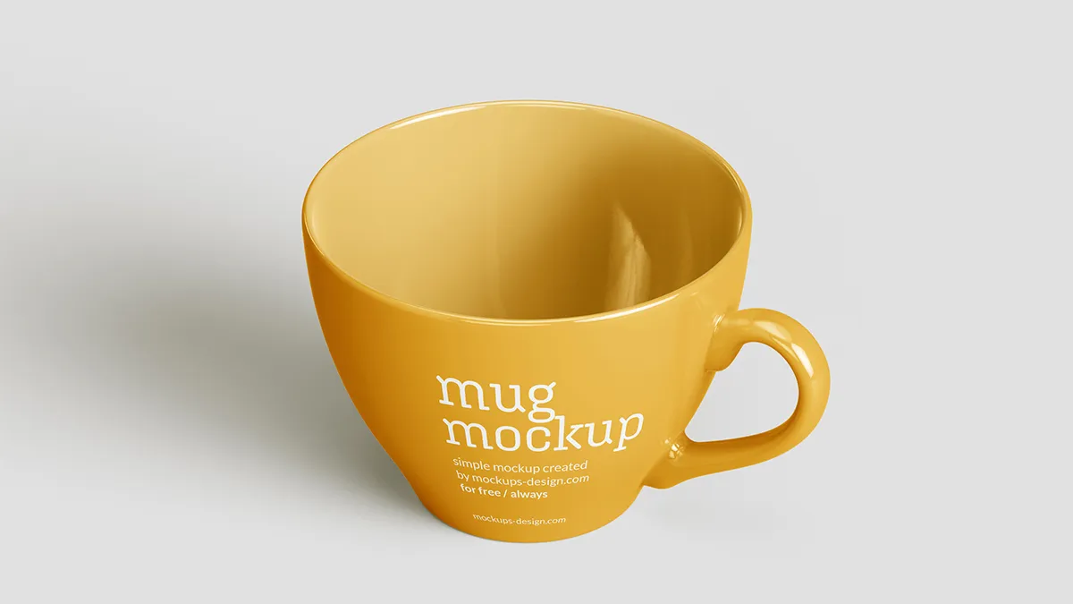 High-Resolution Mug Mockup Free for Customization