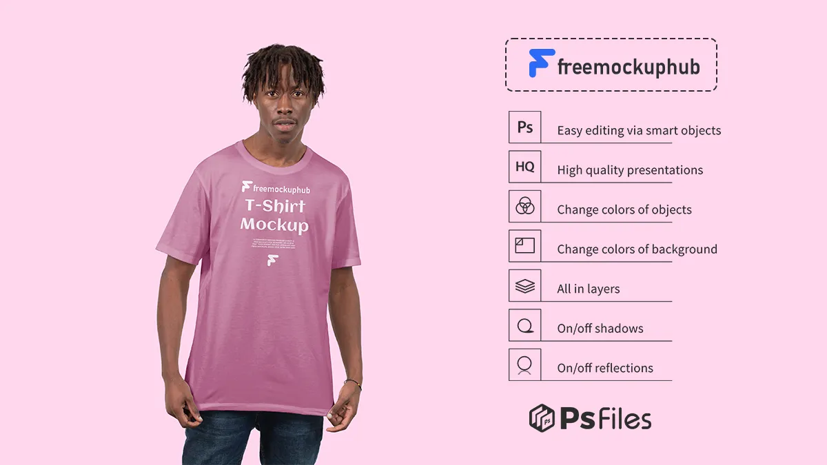 HighQualityClassicTShirtMockupTemplateForBranding