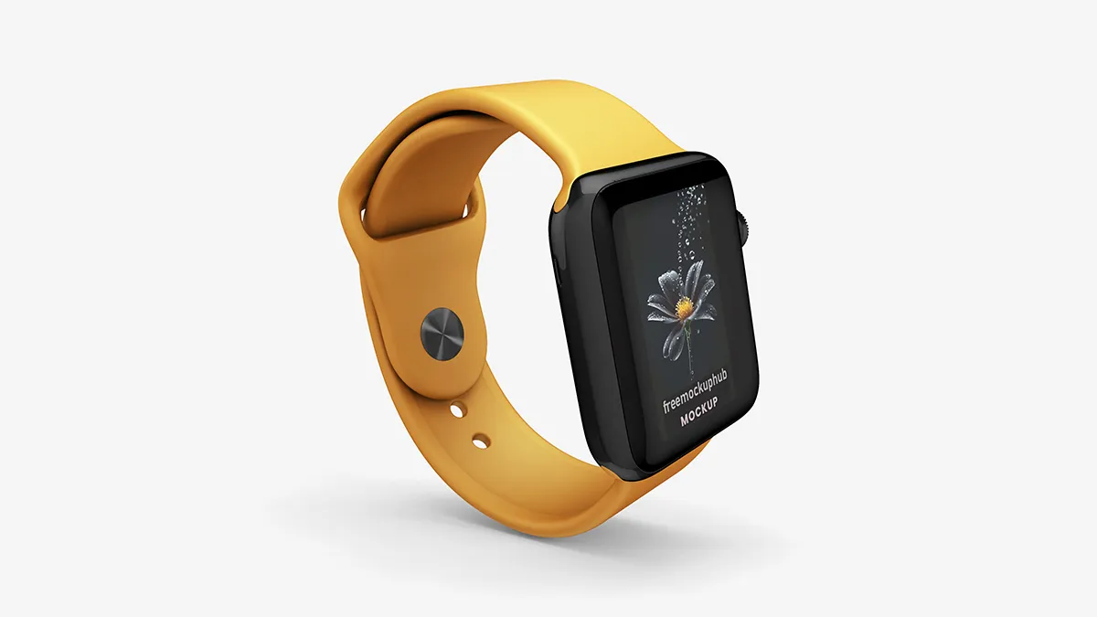 LuxuryAppleWatchEditionwithSportStrapMockup