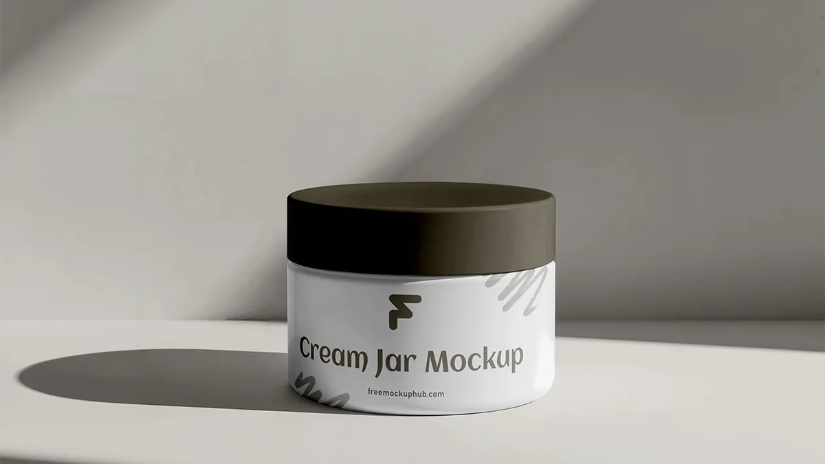 LuxuryCreamJarPackagingMockup