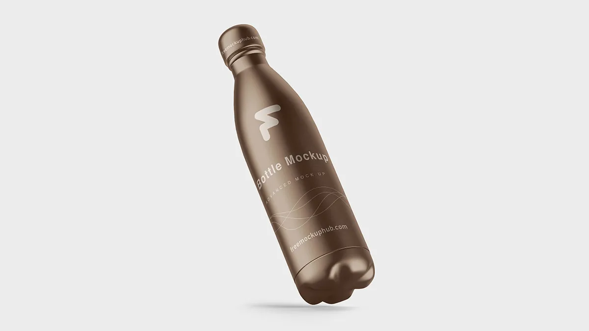 Minimal Tumbler Bottle Mockup