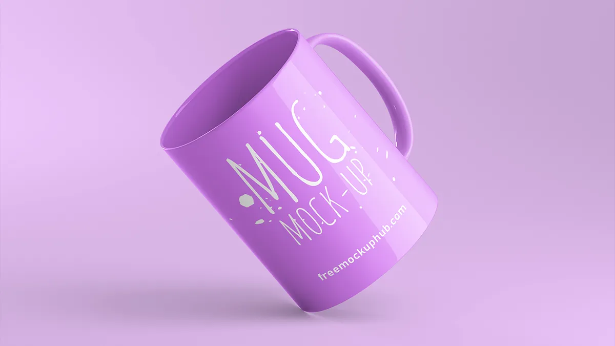 Modern Dual Mug Mockup Free Download