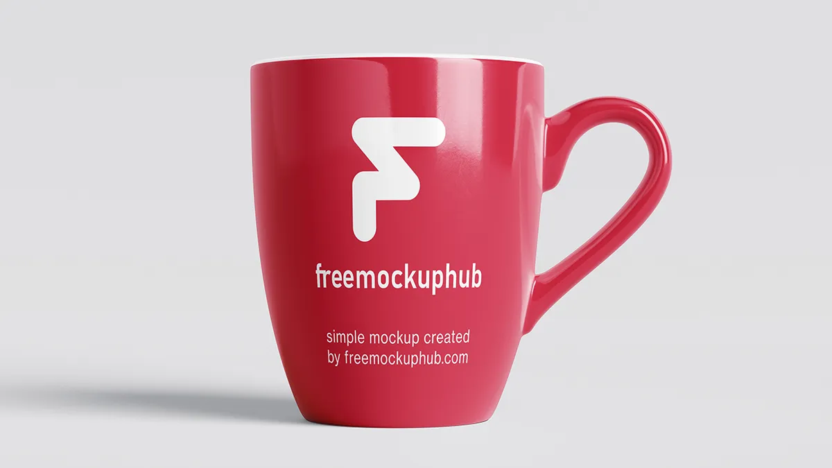 Modern Mug Mockup Free Template for Creative Designs