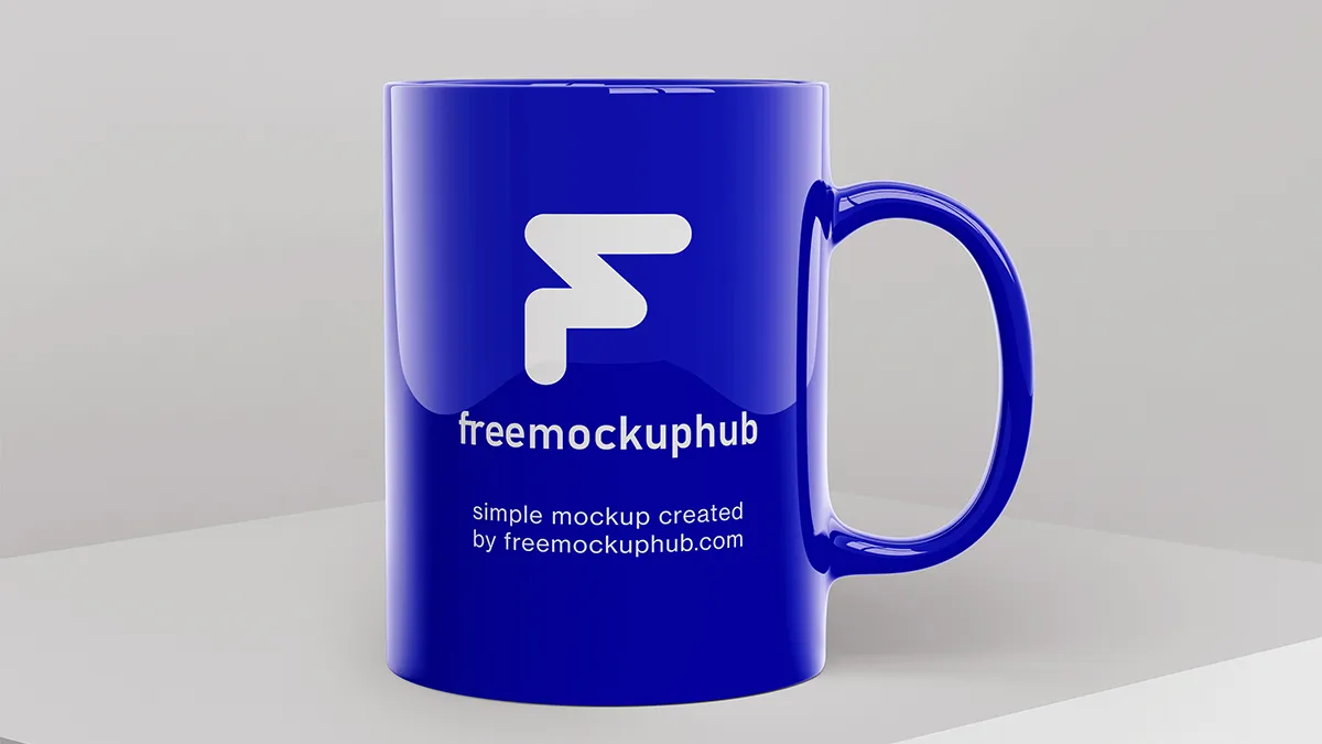 Mug Mockup PSD Free Template for Custom Branding