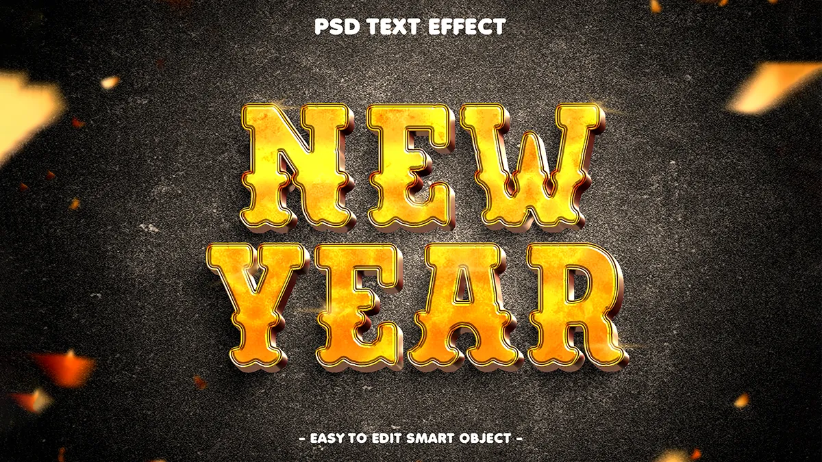 NewYear2025TextEffectConcept