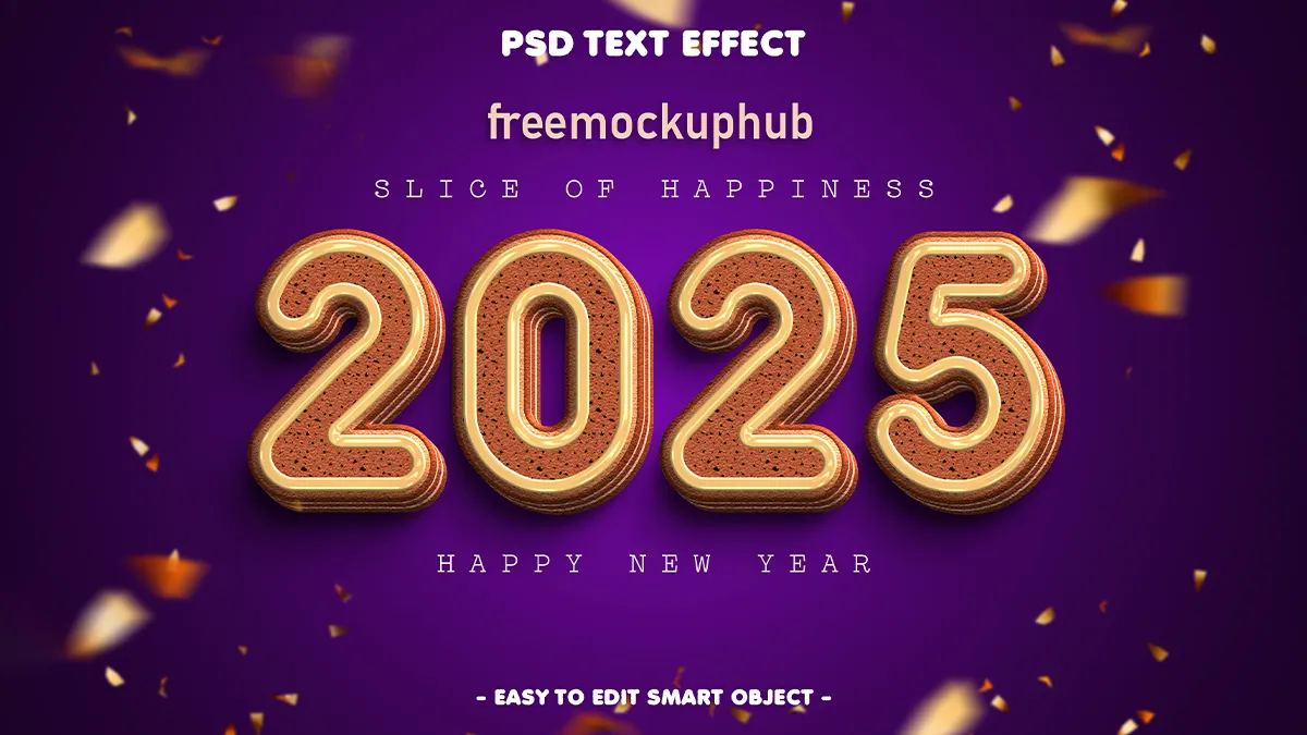 NewYear2025TypographyTextEffect