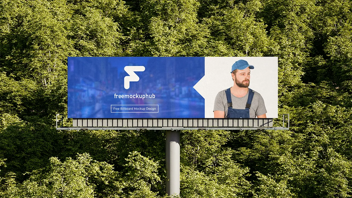 OutdoorNatureBillboardMockup