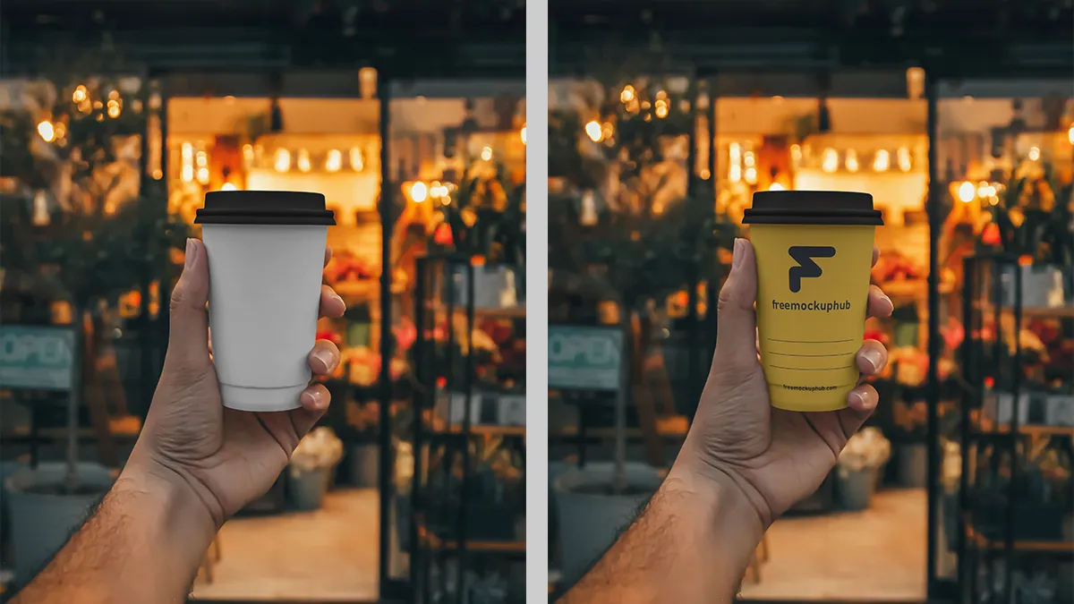 Paper Takeaway Cup Mockup