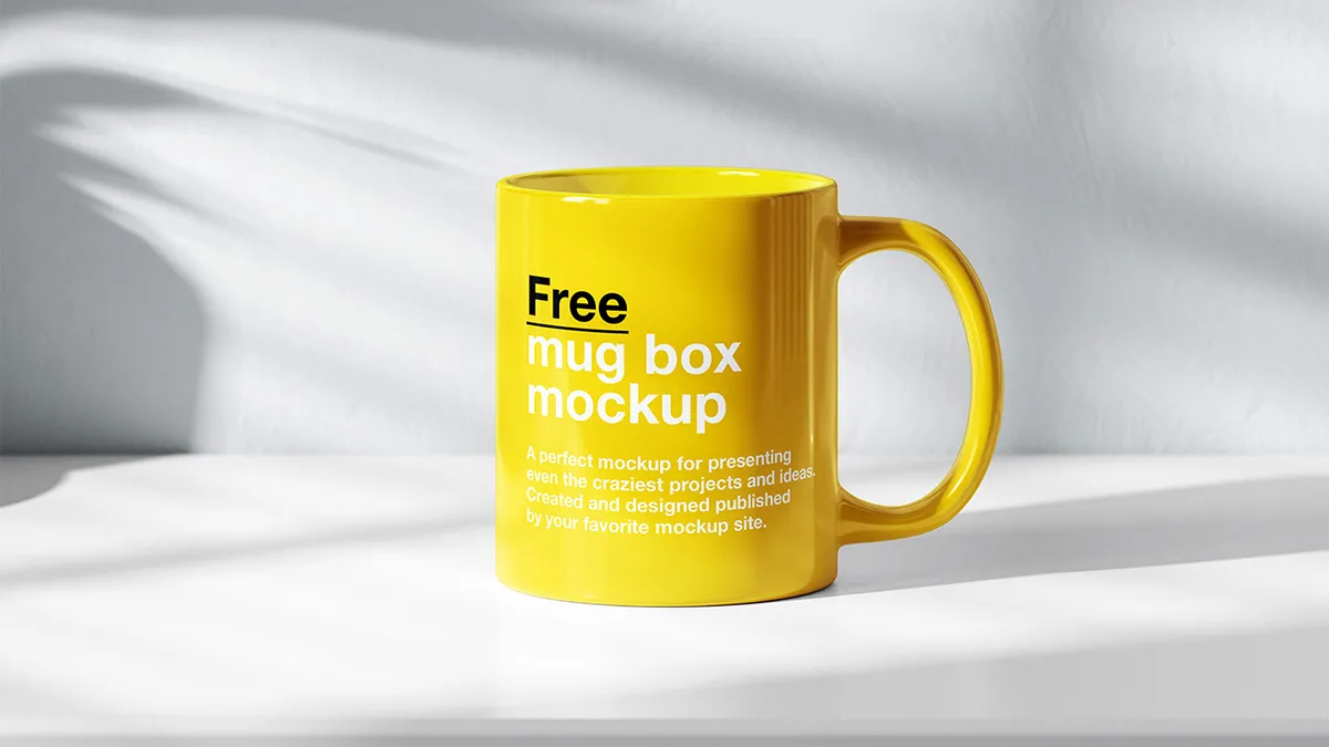 Professional Mug Mockup Free PSD for Branding Projects