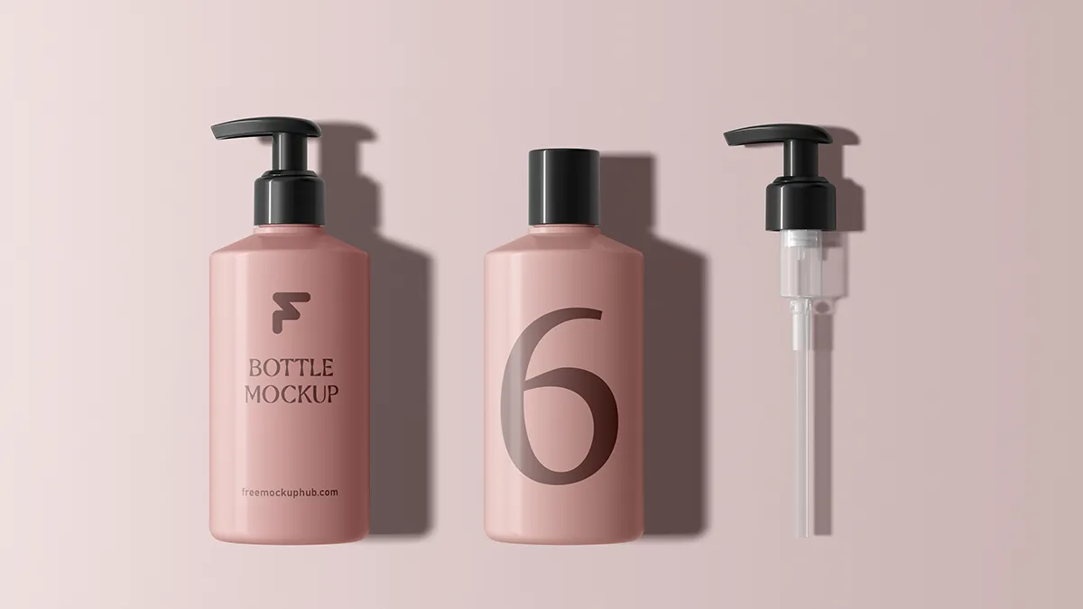 PumpBottlePackagingMockup