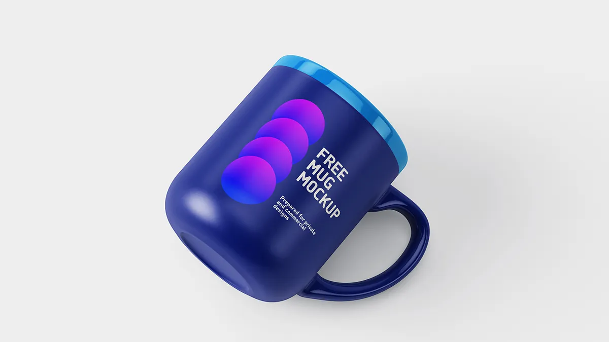 Realistic Mug Mockup Free Download for Creative Designers