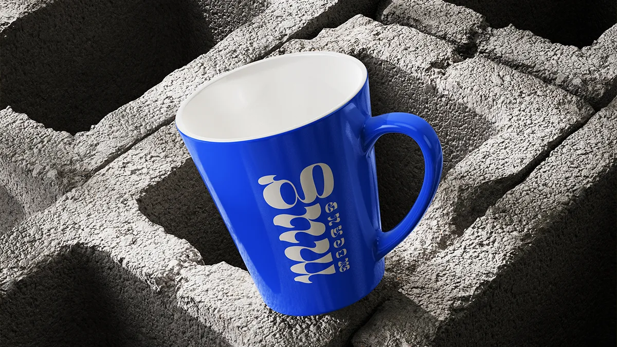 Realistic Mug Mockup Free PSD for Personalization