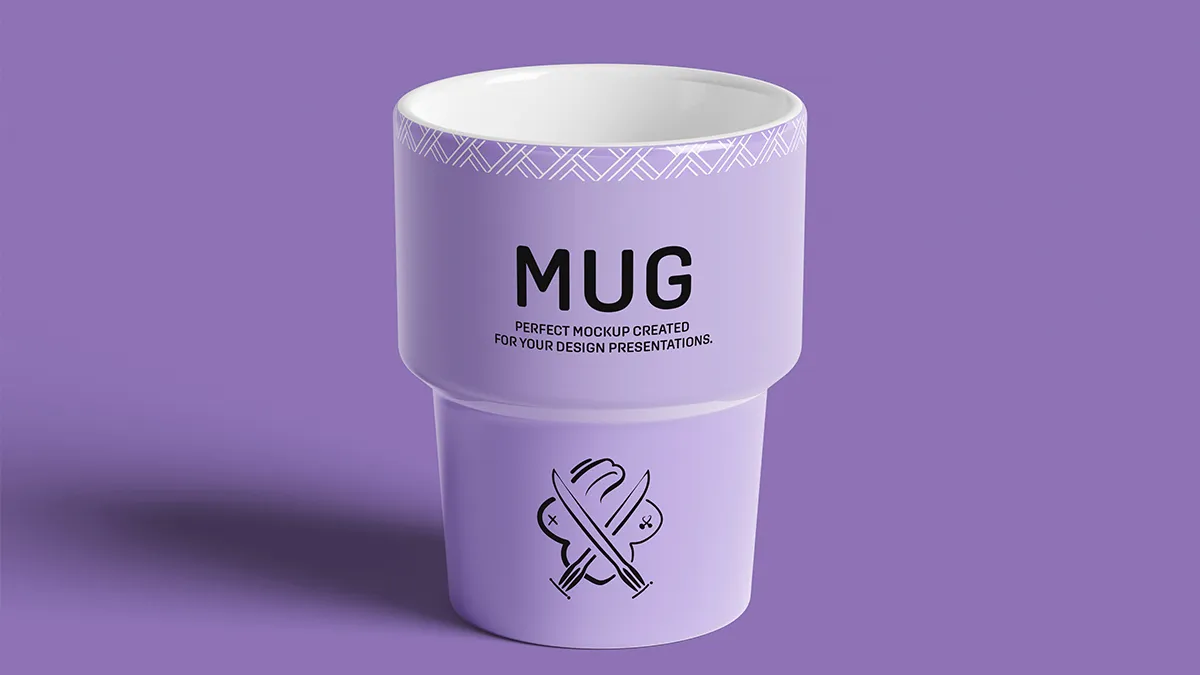 Stylish Mug Mockup Free PSD for Branding