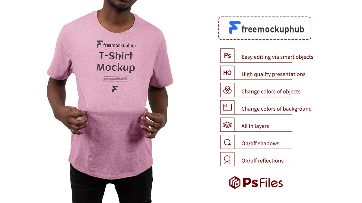 TShirtWithMenMockup