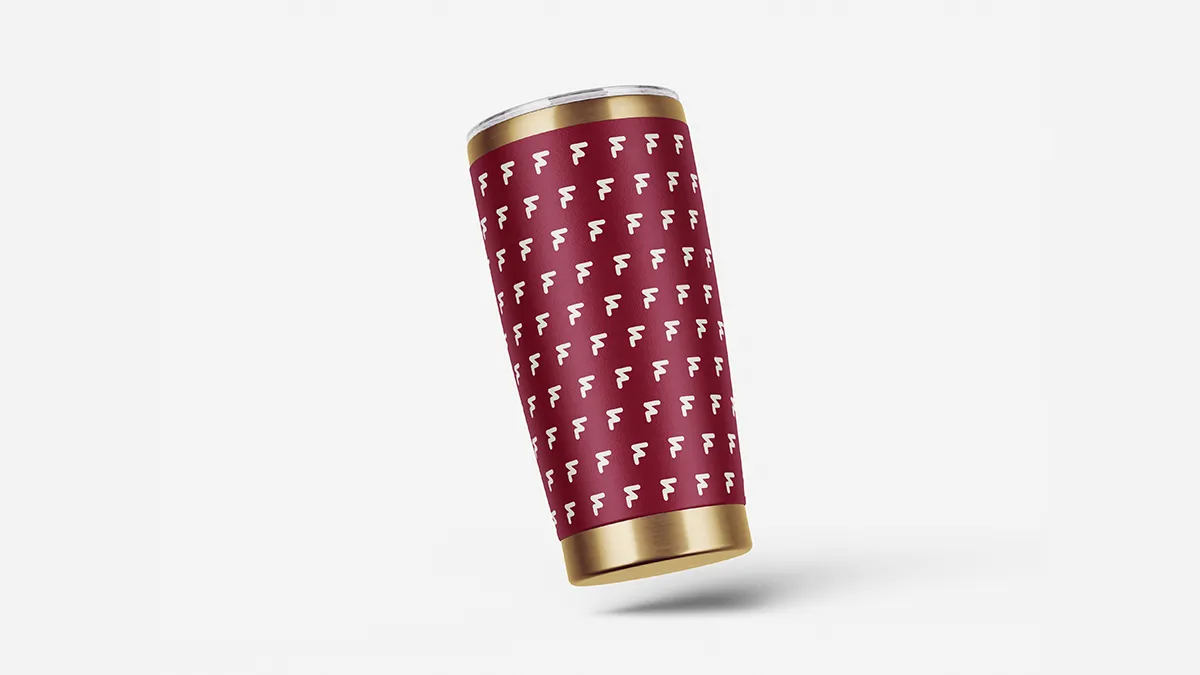 Tumbler Bottle Free PSD Mockup