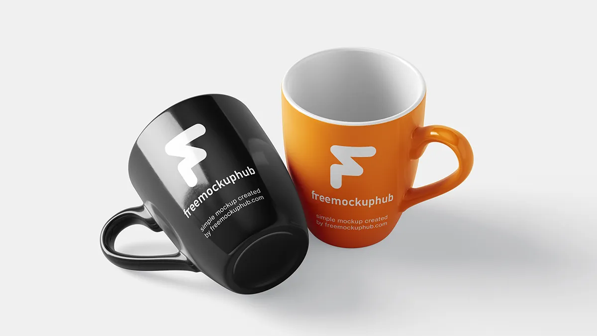 Versatile Mug Mockup Free Template for Designers