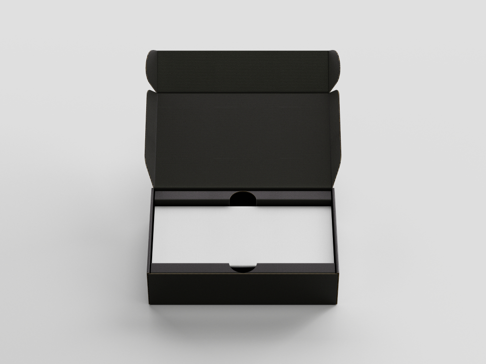 Free Corrugated Box Mockup PSD 