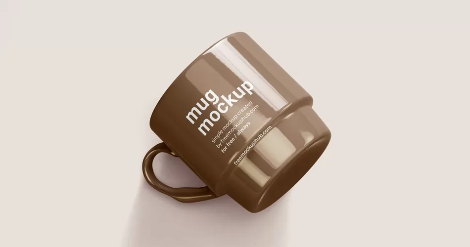 ceramic mug mockup psd