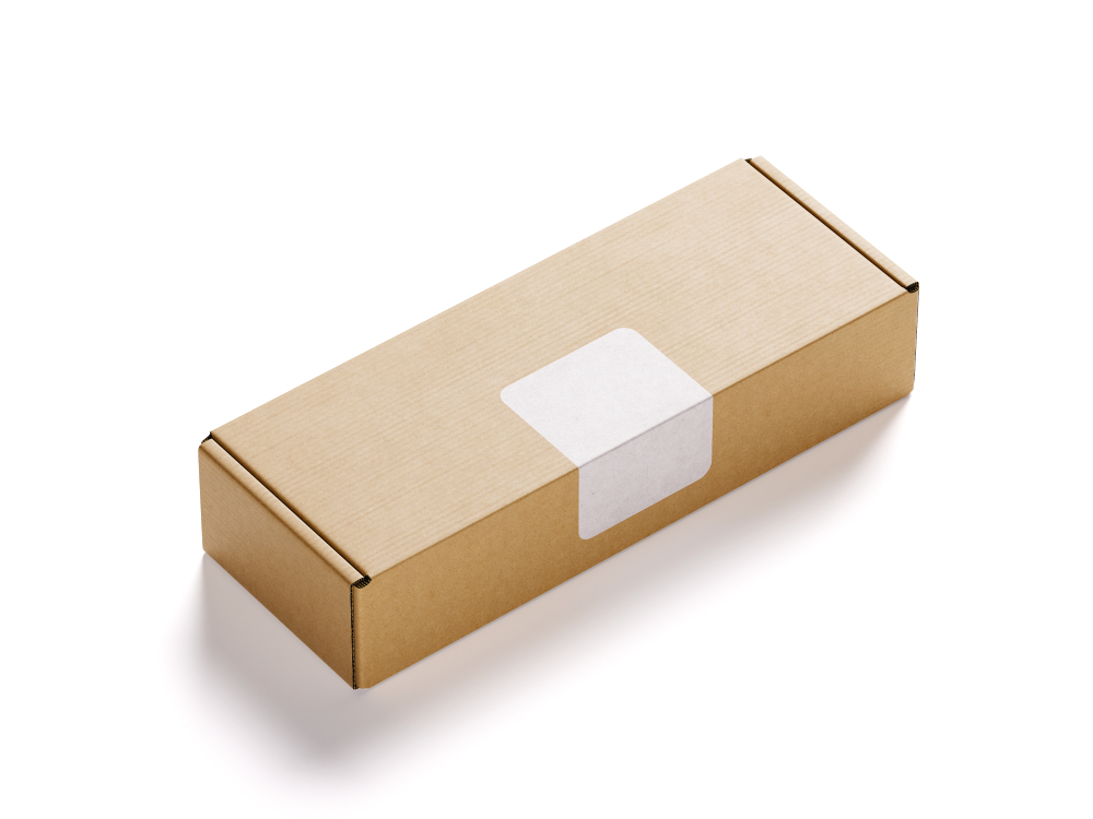 shipping box mockup